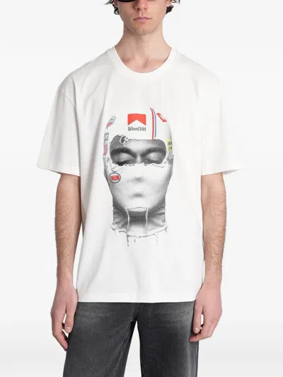Ih Nom Uh Nit Graphic-print Cotton T-shirt In White