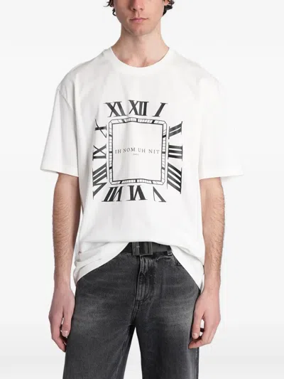 Ih Nom Uh Nit Graphic-print Cotton T-shirt In White