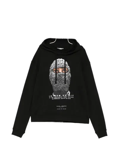 Ih Nom Uh Nit Graphic-print Hoodie In Black