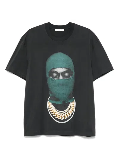 Ih Nom Uh Nit Green Mask20 T-shirt In Black