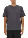 Ih Nom Uh Nit Grey Cotton T-shirt With Graphic Print In Grey