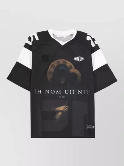 Ih Nom Uh Nit Holy Mary Graphic Number Relaxed T-shirt In Black