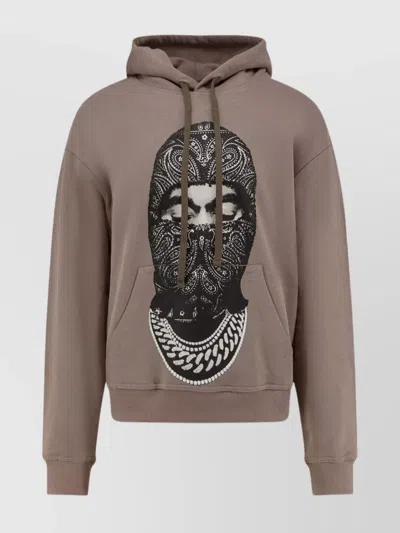 IH NOM UH NIT HOODED SWEATSHIRT FEATURING GRAPHIC PRINT