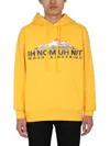 Ih Nom Uh Nit Mountaineering Print Hoodie In Yellow