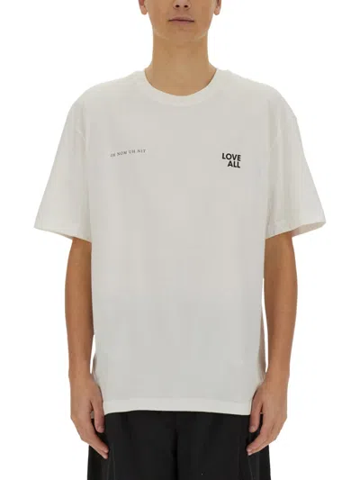 Ih Nom Uh Nit Jesus Love Text Graphic Crew Neck T-shirt In Multi