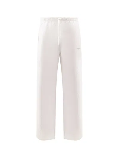 Ih Nom Uh Nit Jogging Cotton Trousers In White