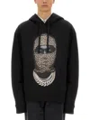 Ih Nom Uh Nit Leopard Mask Print Sweatshirt In Black