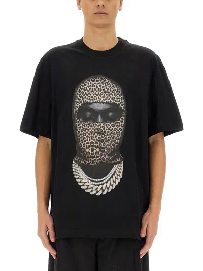 IH NOM UH NIT IH NOM UH NIT LEOPARD MASK PRINT T-SHIRT