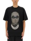 Ih Nom Uh Nit Leopard Mask Print T-shirt In Black