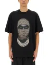 Ih Nom Uh Nit Leopard Mask Print T-shirt In Black