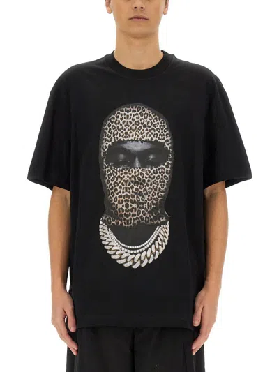IH NOM UH NIT IH NOM UH NIT LEOPARD MASK PRINT T-SHIRT