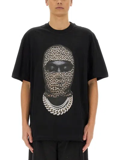 IH NOM UH NIT IH NOM UH NIT LEOPARD MASK PRINT T-SHIRT
