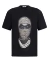 Ih Nom Uh Nit Leopard Mask Print T-shirt In Black