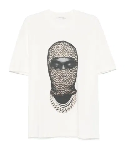 IH NOM UH NIT IH NOM UH NIT LEOPARD MASK PRINTED CREWNECK T-SHIRT
