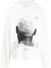 Ih Nom Uh Nit Logo Drawstring Hoodie In White