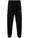 Ih Nom Uh Nit Logo-print Cotton Sweatpants In Black