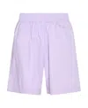 Ih Nom Uh Nit Logo-print Elasticated-waist Shorts In Purple