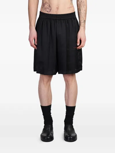 Ih Nom Uh Nit Logo-print Shorts In Black