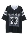 Ih Nom Uh Nit Oversized Graphic Print Crewneck T-shirt In Black