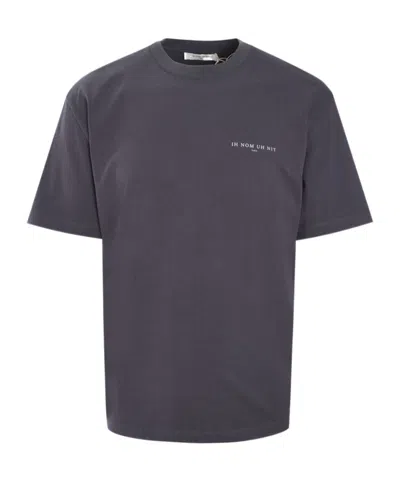 Ih Nom Uh Nit Logo-print T-shirt In Black