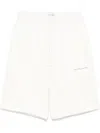 Ih Nom Uh Nit Logo-print Track Shorts In White