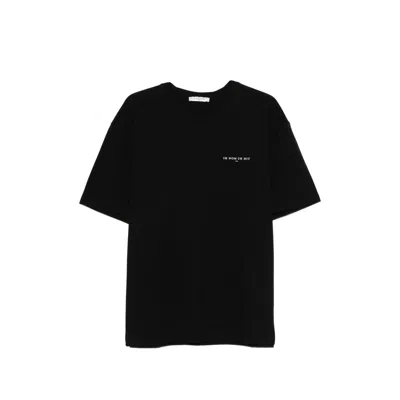 Ih Nom Uh Nit Logo-embroidered T-shirt In Black