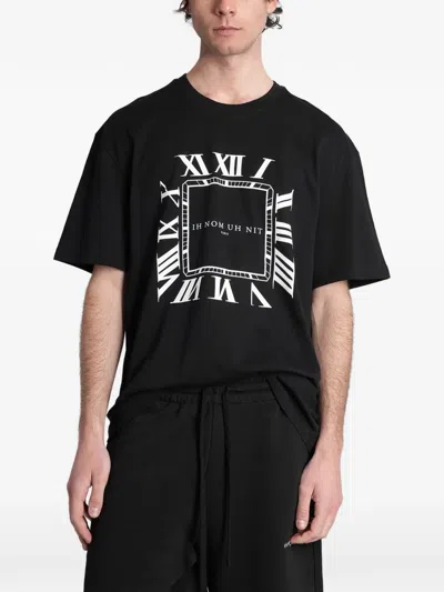 Ih Nom Uh Nit Logo-print Cotton T-shirt In Black