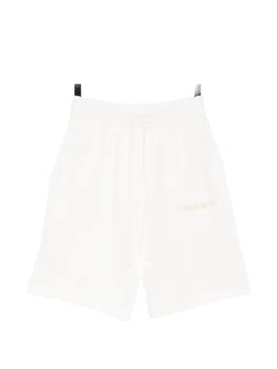 Ih Nom Uh Nit Logo-print Knee-length Shorts In White