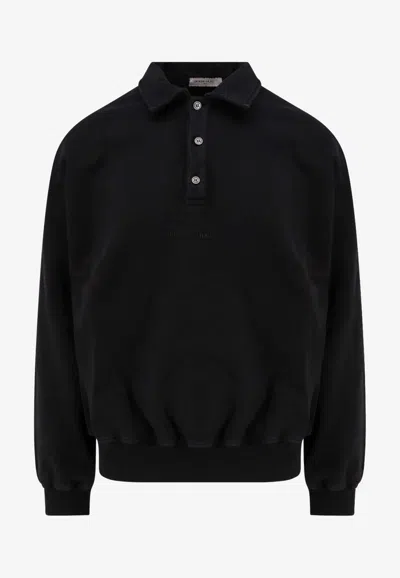 IH NOM UH NIT LONG-SLEEVED POLO T-SHIRT