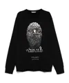 Ih Nom Uh Nit Black Mask-print Sweater In Black