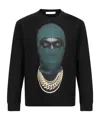 Ih Nom Uh Nit Mask20 Green Sweatshirt In Black