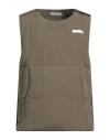 Ih Nom Uh Nit Military-vest Feather-down Gilet In Green