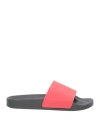 Ih Nom Uh Nit Man Sandals Red Size 13 Soft Leather In Red