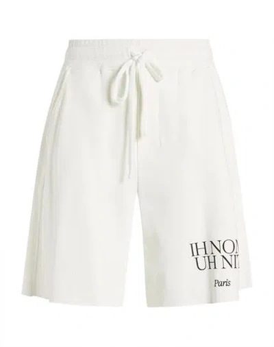 Ih Nom Uh Nit Man Shorts & Bermuda Shorts White Size S Cotton