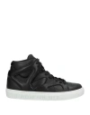 Ih Nom Uh Nit Man Sneakers Black Size 7 Soft Leather In Black