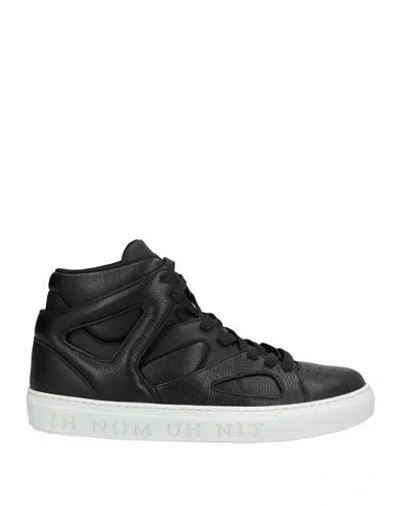 Ih Nom Uh Nit Man Sneakers Black Size 7 Soft Leather