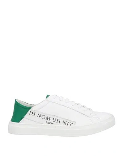 Ih Nom Uh Nit Man Sneakers White Size 9 Leather