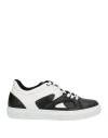 Ih Nom Uh Nit Panelled-design Leather Trainers In White