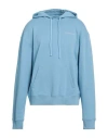 Ih Nom Uh Nit Man Sweatshirt Azure Size Xl Cotton In Blue