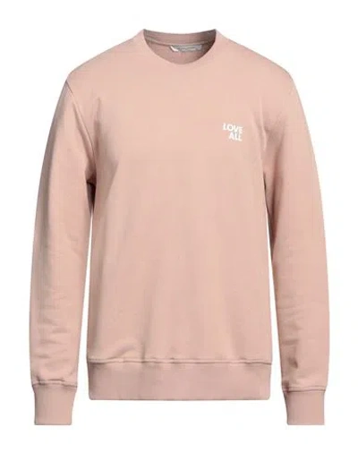 Ih Nom Uh Nit Man Sweatshirt Beige Size Xl Cotton, Elastane