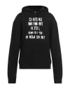 Ih Nom Uh Nit Man Sweatshirt Black Size L Cotton, Elastane In Black