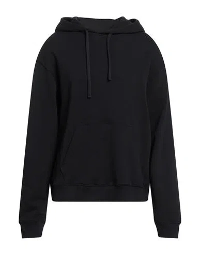 IH NOM UH NIT IH NOM UH NIT MAN SWEATSHIRT BLACK SIZE L COTTON, ELASTANE