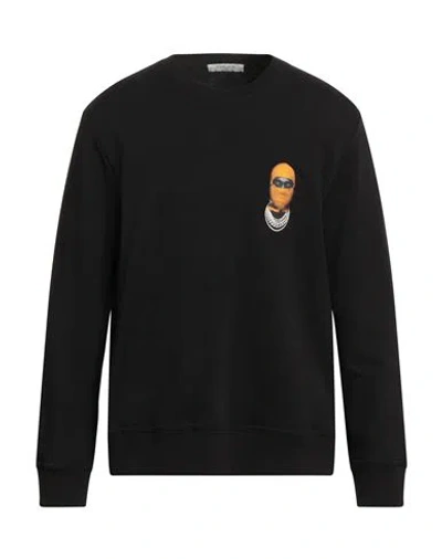 Ih Nom Uh Nit Man Sweatshirt Black Size M Cotton, Elastane