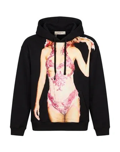 Ih Nom Uh Nit Man Sweatshirt Black Size S Cotton In Multi