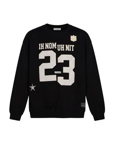 Ih Nom Uh Nit Man Sweatshirt Black Size S Cotton