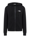 Ih Nom Uh Nit Man Sweatshirt Black Size Xl Cotton In Black