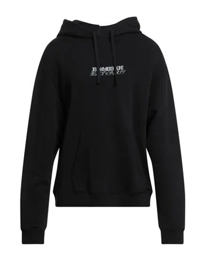 Ih Nom Uh Nit Man Sweatshirt Black Size Xl Cotton, Elastane