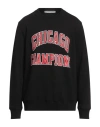 Ih Nom Uh Nit Man Sweatshirt Black Size L Cotton, Elastane In Black