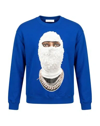 Ih Nom Uh Nit Man Sweatshirt Blue Size Xs Cotton