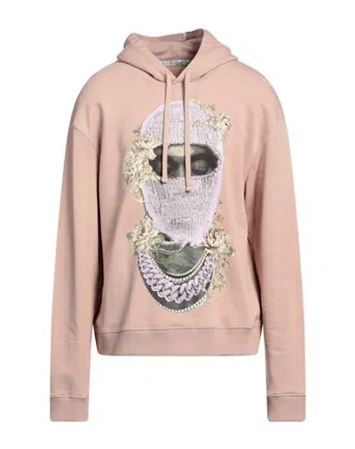 Ih Nom Uh Nit Man Sweatshirt Blush Size Xl Cotton In Pink